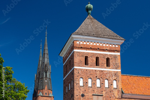 Obraz na płótnie Church Helga Trefaldighets Kyrka in Uppsala, Sweden w salonie