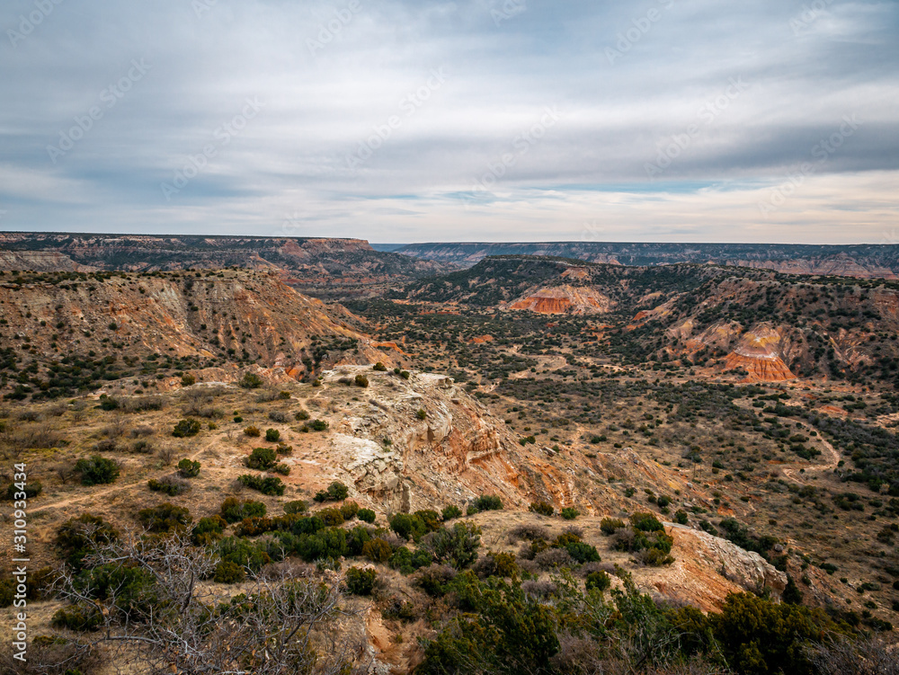 view of canyon landscape