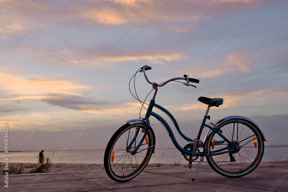 bicycle on the beach