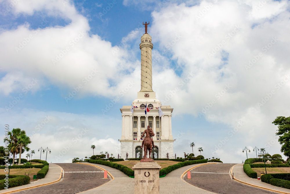 Monument Of Independence Santiago Dominican Republic Stock Photo 
