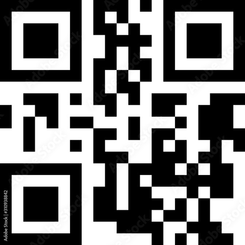 qr code icon information scan