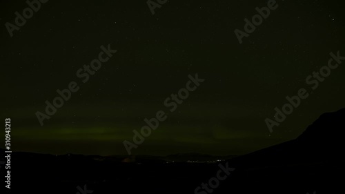 Northern lights in Hveragerdi, Iceland photo