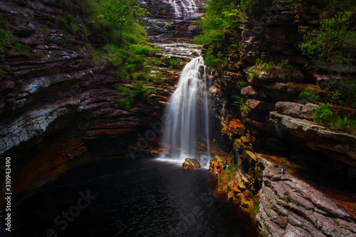 Sossego Waterfall in Chapada Diamantina National Park  Bahia - Brazil