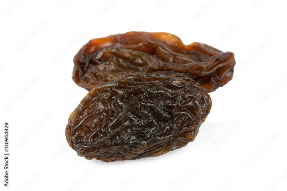 Raisins isolated on white background with clipping path . Raisins isolated on white background with clipping path .