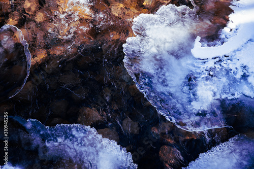 Frozen South Platte River Colorado