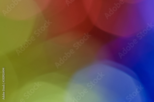 Wallpaper Mural BOKEH CHRISTMAS BLURRY AND COLORFUL BACKGROUND, LIGHT LEAK WITH LENS FLARES Torontodigital.ca