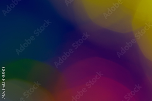 Wallpaper Mural BOKEH CHRISTMAS BLURRY AND COLORFUL BACKGROUND, LIGHT LEAK WITH LENS FLARES Torontodigital.ca