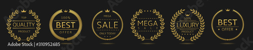Best movie badge set
