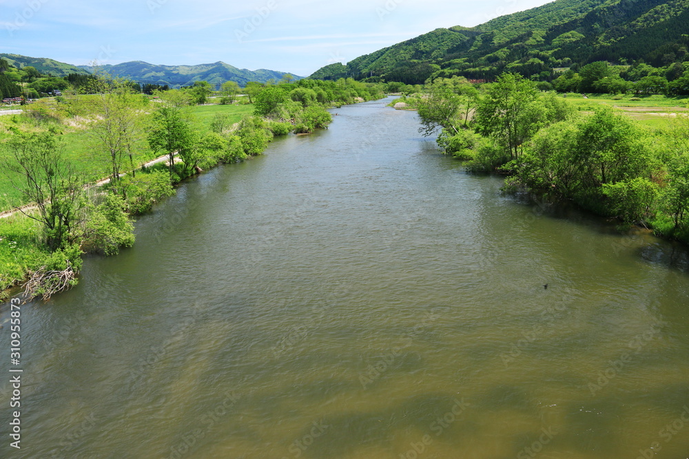 岩手遠野 日本の原風景 新緑の季節 岩手遠野 日本の原風景 新緑の季節