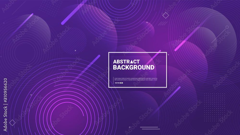 Abstract gradient geometric shapes background.Modern flat design.vector illustraion.