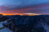 Sunset over Yosemite national park, CA