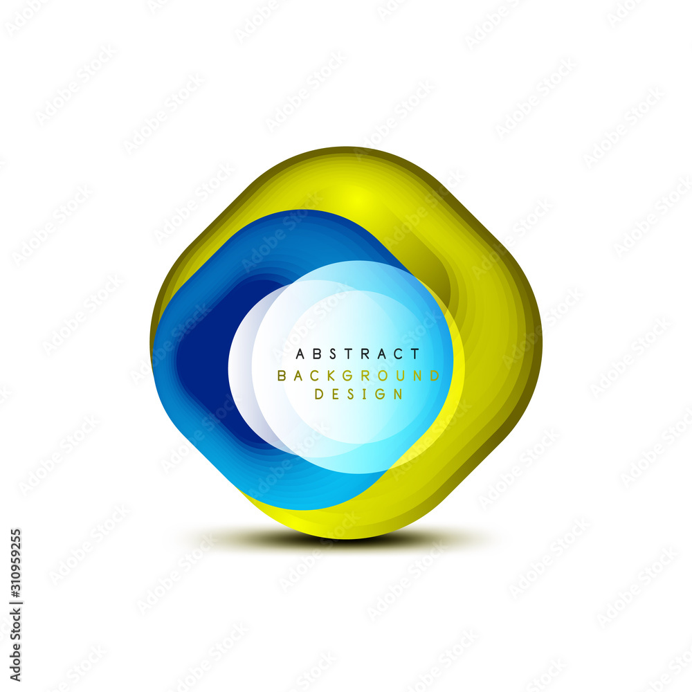 Square geometric banners with 3d smooth blend effect. Digital technology trendy icon design. Vector Illustration For Wallpaper, Banner, Background, Card, Book Illustration, landing page Square geometric banners with 3d smooth blend effect. Digital technology trendy icon design. Vector Illustration For Wallpaper, Banner, Background, Card, Book Illustration, landing page