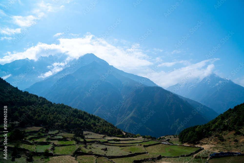 Fototapeta premium エベレストトレッキング街道