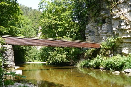 Brücke und Felsen Wutachschlucht
