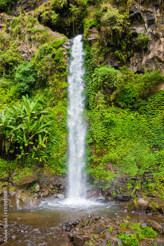 Coban tengah waterfall between coban rondo waterfall in Pujon, Malang, East Java, Indonesia
