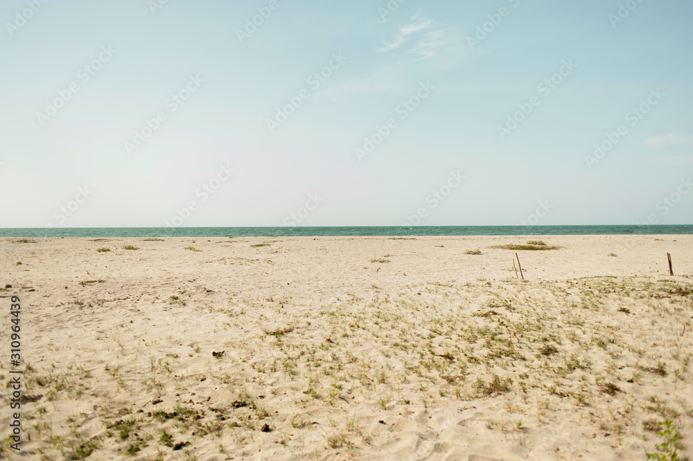 Beach background for matte painting