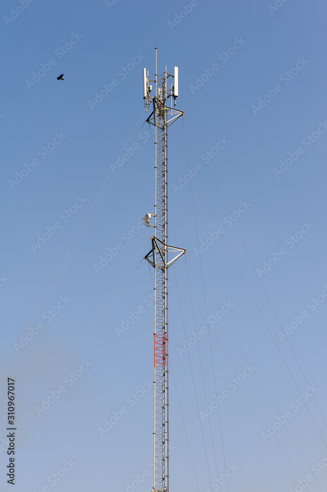 Obraz premium mobile tower with antennas