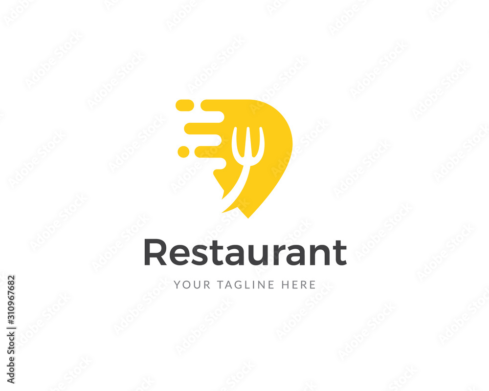 Food delivery logo Food delivery logo