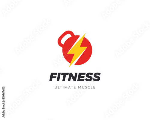 Fitness gym logo design