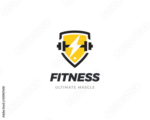 Fitness gym logo design