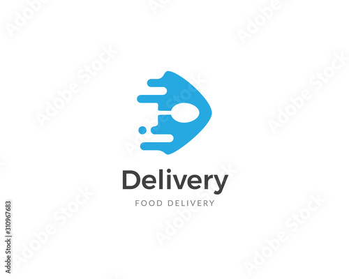 Food delivery logo