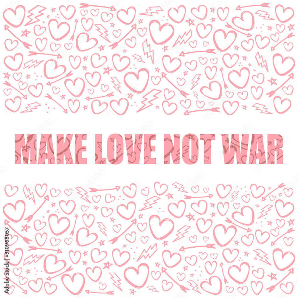 Fototapeta premium happy valentines day sign icon pattern background vector