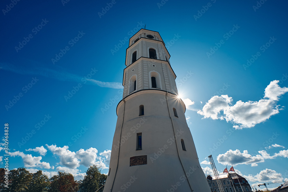 Vilnius Cathedral and Bell Tower, Vilnius Old Town, Lithuania Vilnius Cathedral and Bell Tower, Vilnius Old Town, Lithuania