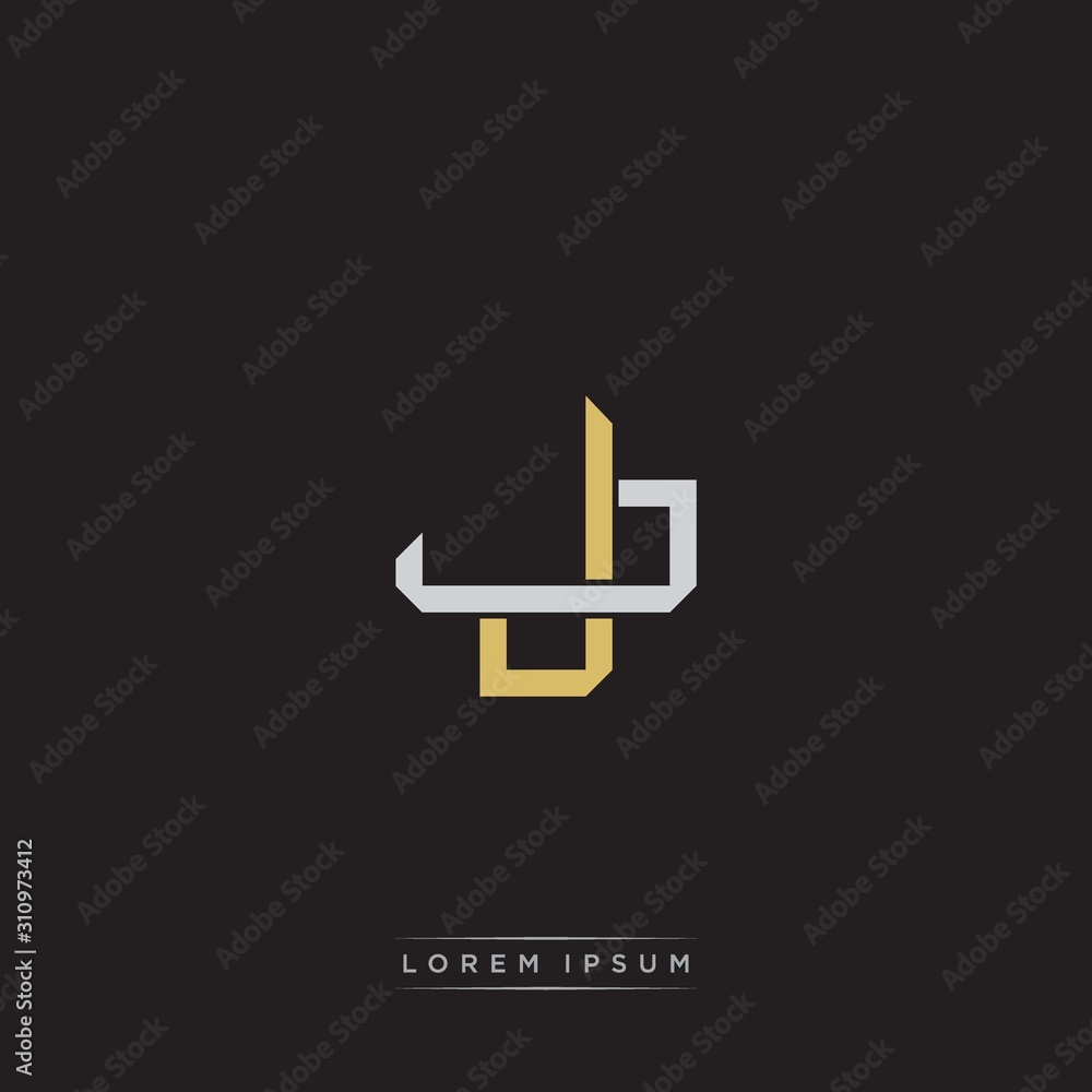 JJ Initial letter overlapping interlock logo monogram line art style JJ Initial letter overlapping interlock logo monogram line art style