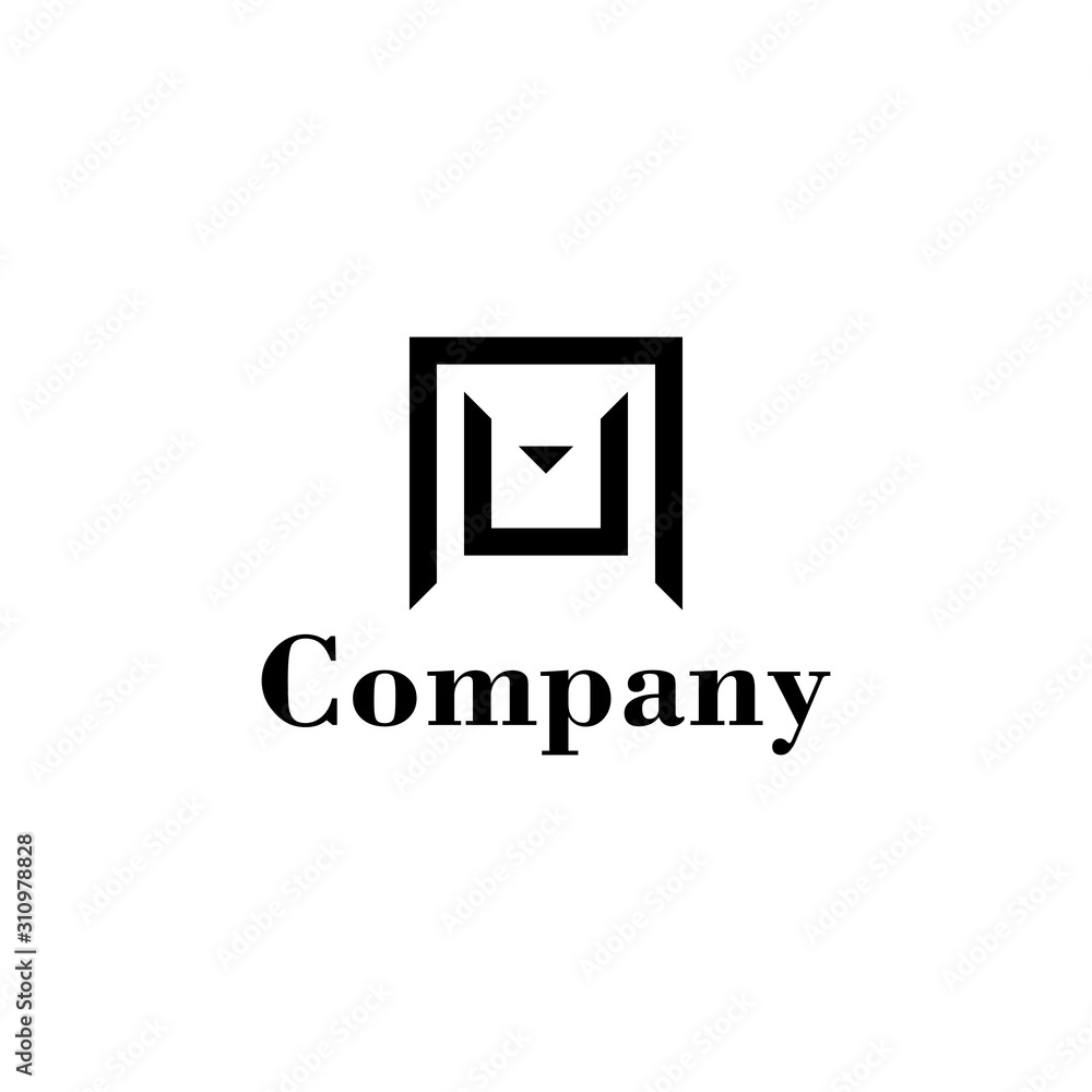 abstract business logo with Abstract Letters abstract business logo with Abstract Letters