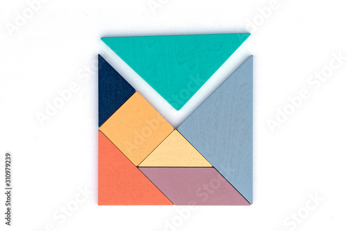 Wooden Tangram