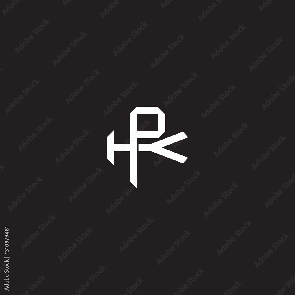 Initial letter overlapping interlock logo monogram line art style Initial letter overlapping interlock logo monogram line art style