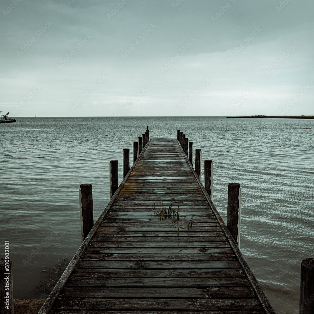 Moody PIcture of Milang Jetty in South Australia