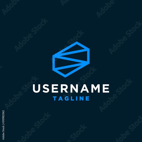 simple ice logo design inspiration . ice cube logo design template . ice block logo design . diamond logo