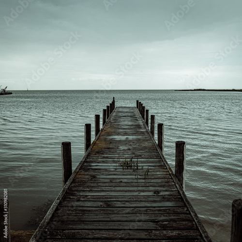 Moody PIcture of Milang Jetty in South Australia