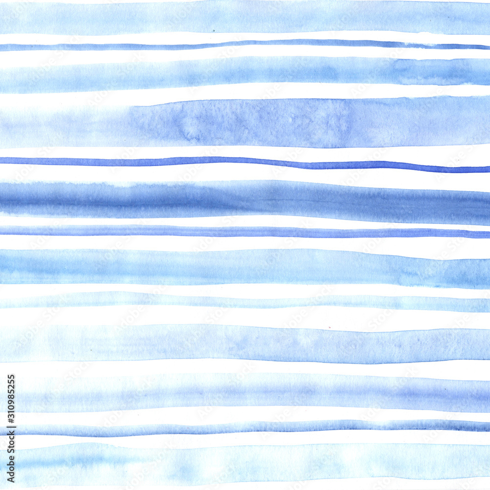 Fototapeta premium Watercolor hand painted textured lines