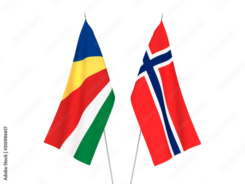 Norway and Seychelles flags