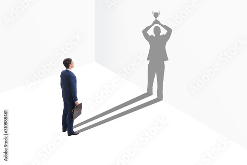Fotografía Businessman in great achievement concept