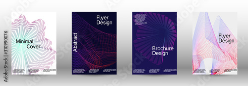Cover design template set 