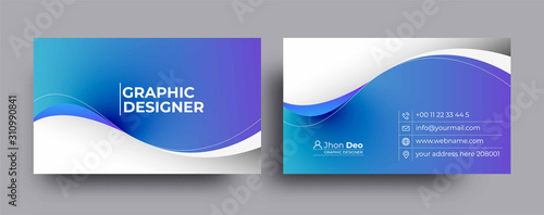 Modern Business Card - Creative and Clean Business Card Template.