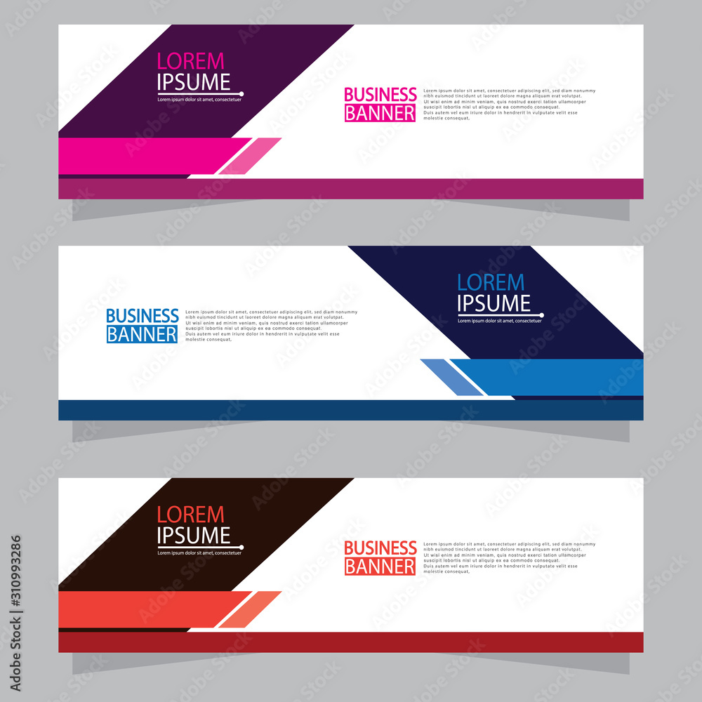 Vector abstract design web banner template. Web Design Elements - Header Design. Abstract geometric web banner template on grey background.Modern banner. Vector abstract design web banner template. Web Design Elements - Header Design. Abstract geometric web banner template on grey background.Modern banner.