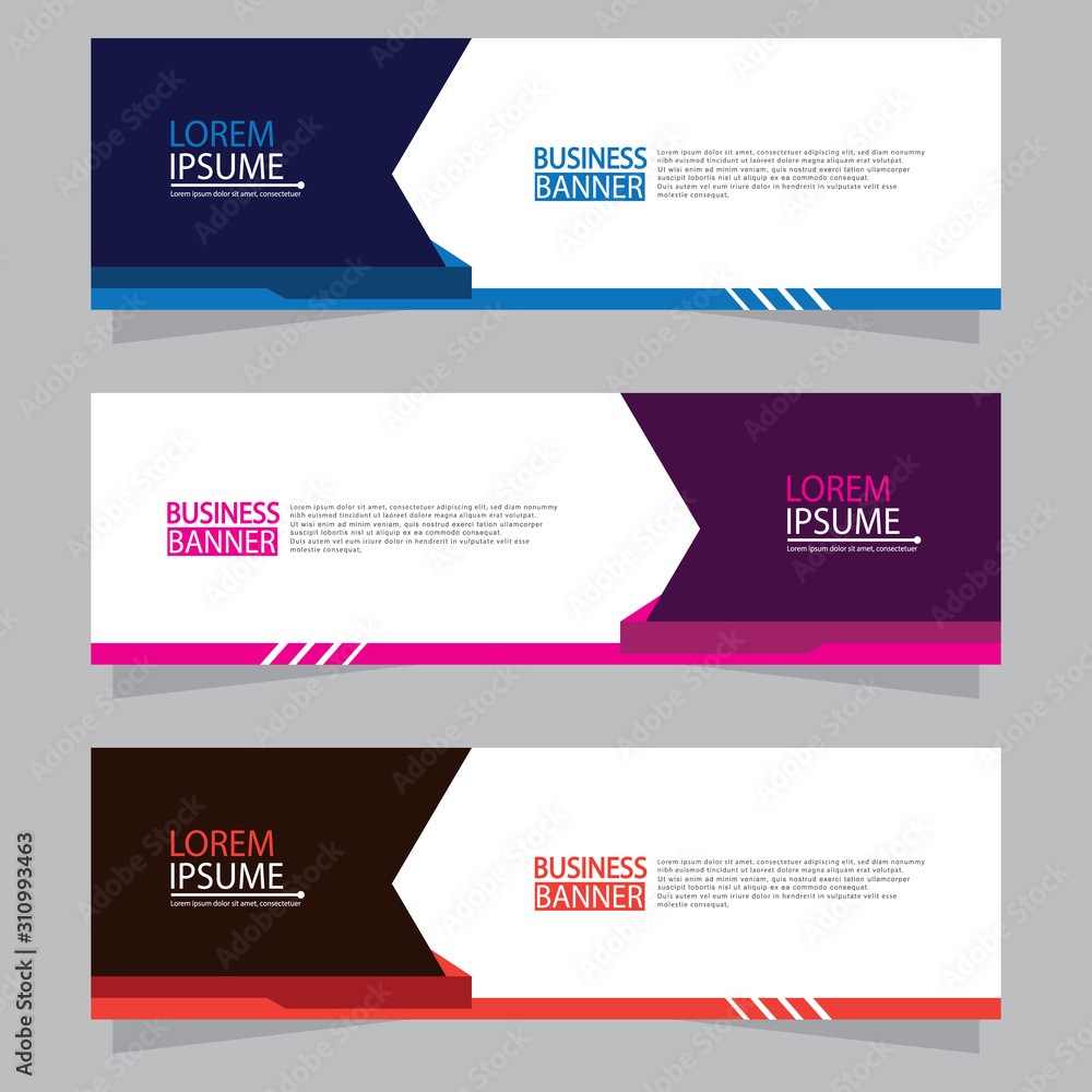 Vector abstract design web banner template. Web Design Elements - Header Design. Abstract geometric web banner template on grey background.Modern banner. Vector abstract design web banner template. Web Design Elements - Header Design. Abstract geometric web banner template on grey background.Modern banner.