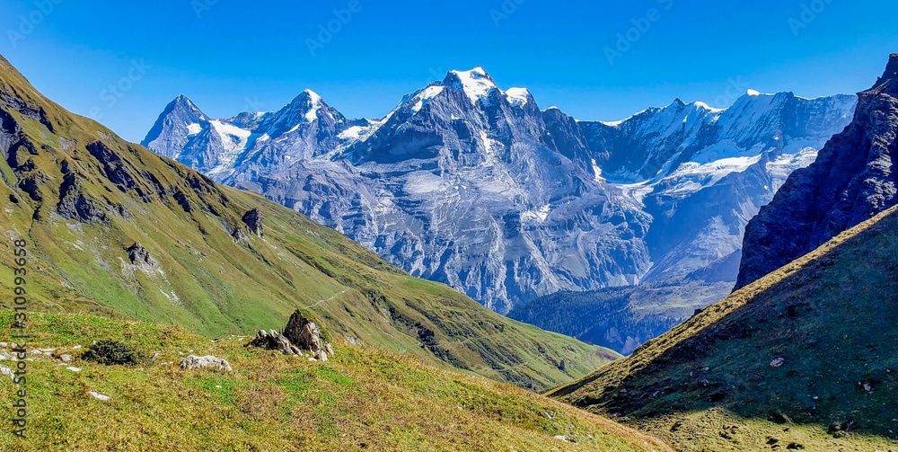 landscape in alps