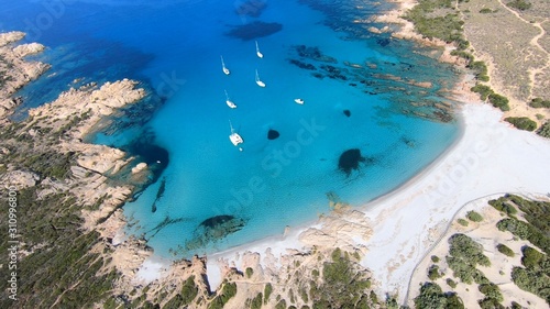 La plage d'Argent, Tizzano en Corse