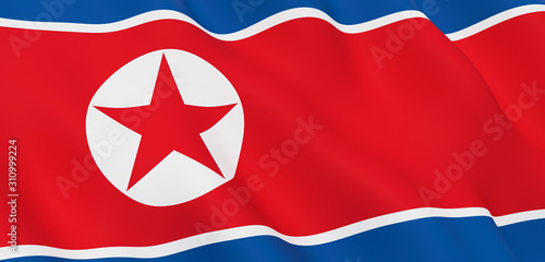 National Fabric Wave Closeup Flag of North Korea Free Download National Fabric Wave Closeup Flag of North Korea - GFXLoad