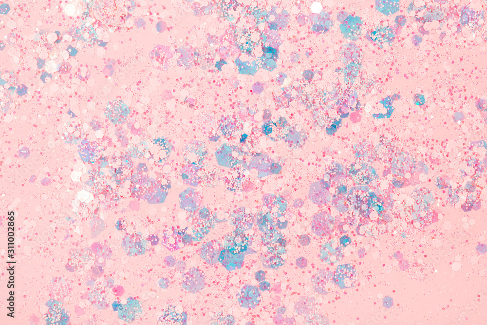 Falling confetti on bright background. Holiday and party concept. Falling confetti on bright background. Holiday and party concept.
