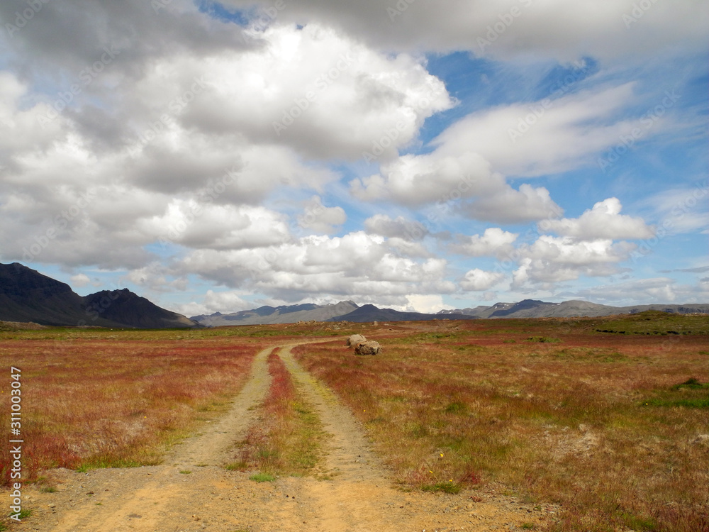 Weg auf Island Weg auf Island