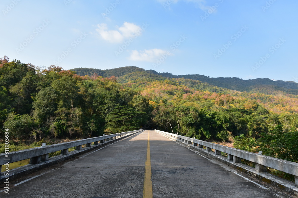 Bridge over Nan River, Nanoi, Thailand. Bridge over Nan River, Nanoi, Thailand.