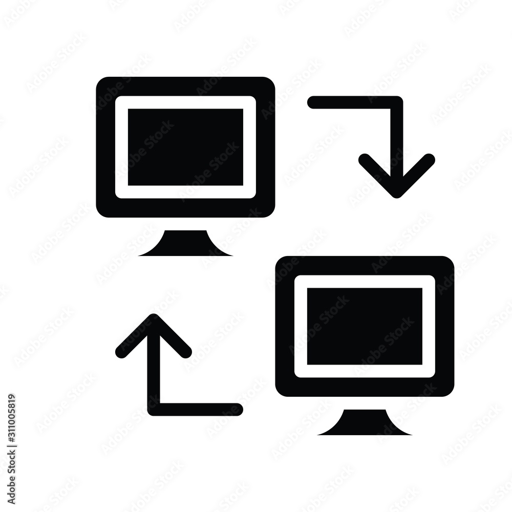 Television and technology related TV vector in solid style Television and technology related TV vector in solid style