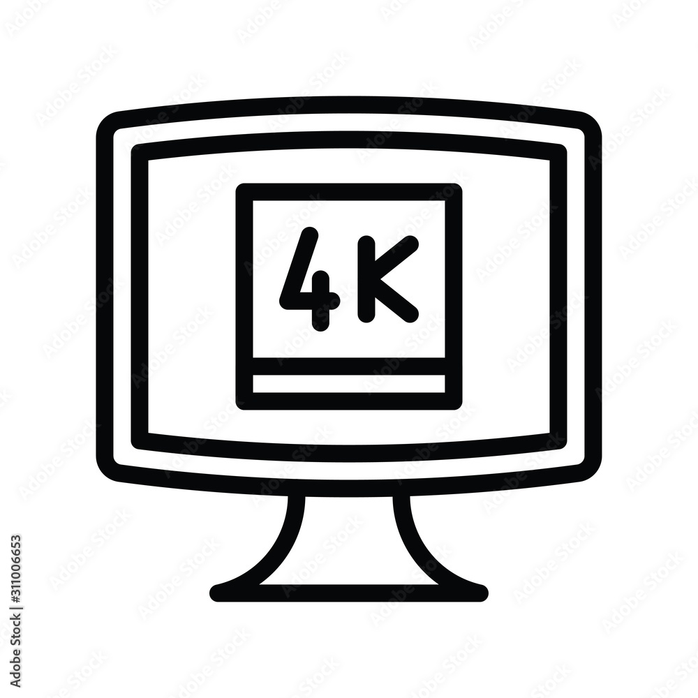 Television and technology related TV vector in lineal or editable stroke design Television and technology related TV vector in lineal or editable stroke design