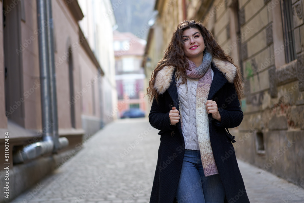 Fashionable young urban lady Fashionable young urban lady